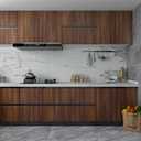 Walnut Wood Grain Contact Paper for Countertops Cabinets Thicken Wood Peel and Stick Wallpaper Waterproof Removable Self-Adhesive Vinyl Sticker Paper Faux Wooden Look Decor Roll 16x78 inch