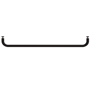 Tubular Single Sided Towel Bar, 24-3/4" Length, Oil Rubbed Bronze
Brass Material, 24" Center To Center, 3/4" Tube Diameter, Without Metal Washers