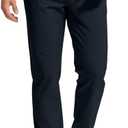 Men's Golf Pants Stretch Work Dress Comfy Pants 30"/32"/34" Lightweight Quick Dry Casual Slacks Trousers with Pockets
