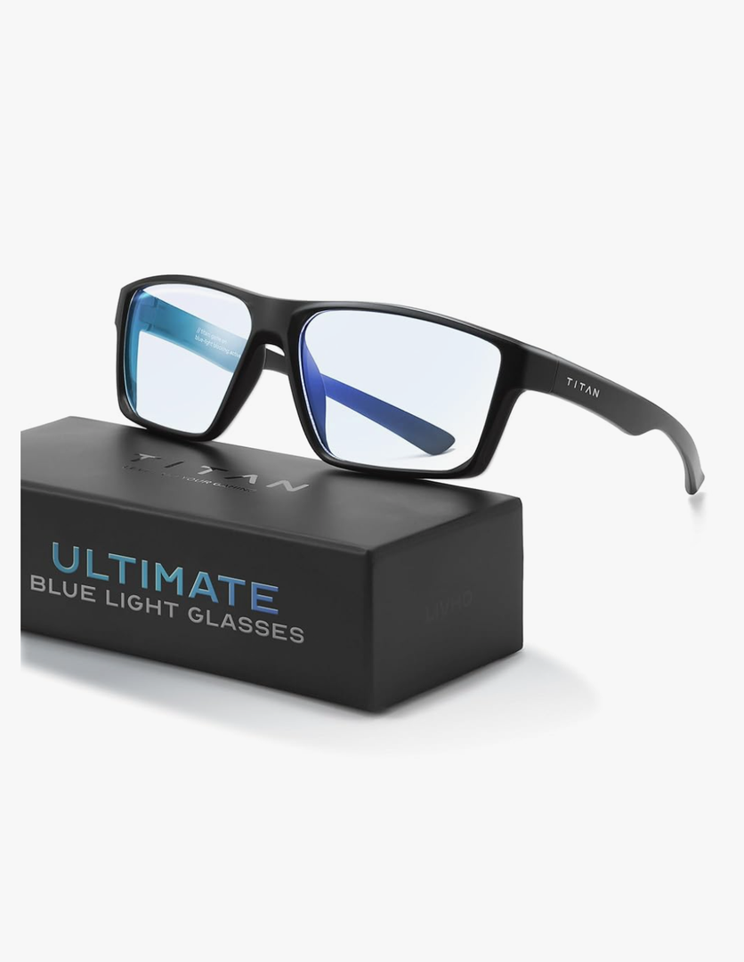 Titan Ultimate Blue Light Blocking Computer Glasses – Screen Protection Blue‑Light Filtering Eyewear with UV400 & Anti‑Glare