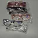 CCVOO 6 Pack Blue Light Blocking Reading Glasses, Anti Headache/Glare/Eye Strain Readers Computer Eyeglasses Women/Men (6 Pack Mix,2.25)