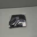 SUUKSESS Women Padded Open Back Boat Neck Tank Tops Double Lined Basic Shirts (Small, Black)