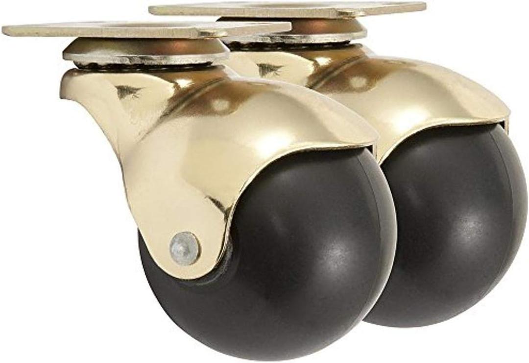 Waxman Consumer Group 4307295N 2" Brass Plate Hooded Caster