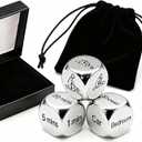 Stainless Steel Date Night Decision Dice for Couples 3-Piece Weighted Metal Game Set Includes Positions, Locations, & Times Romantic Anniversary & Valentine's Day Gift for Him & Her