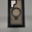 Mondelete for Samsung Galaxy S23 Ultra Case, Magnetic Adjustable Ring Stand [Fit for Magsafe], [Military-Grade Shockproof Protection] Phone Case for S23 Ultra Case with Kickstand&Ring Holder (Black)