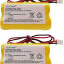3.6V 900mAh AA Ni-Cd Exit Sign Emergency Light Battery Pack Replacement Compatible with Exitronix 10010037 Unitech 6200RP Dantona CUSTOM-318 OSA230 Lowes 253799 Unitech LEDR-1 (2 Pack)