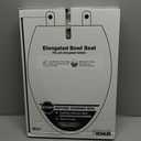 KOHLER 4636-RL-96 Cachet ReadyLatch Elongated Toilet Seat Slow Close Soft Close, Toilet Seat Quiet Lid, Contoured Grip-Tight Bumpers Installation Hardware, Apartment Essentials, Biscuit