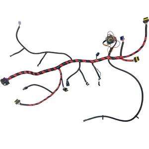 Cheriezing F6TZ9A451F 7.3L Engine Wiring Harness Compatible with Ford 1994 1995 1996 F Super Duty F250 F350 - V8 7.3 L Diesel Engine - Replace# F6TZ-9A451-F