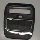 Black Wood Grain Reading Light Panel Trim Cover For Ford F150 2021+ Accessories