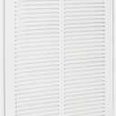 EZ-FLO 12 x 24 Inch (Duct Opening) Return Air Vent Cover for Wall or Ceiling, Solid Steel Return Air Filter Grille, HVAC Vent Cover, White, 61668