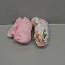 Little Grape Land Pack and Play Sheets Mini Crib Sheets Soft Breathable Pack N Play Sheets, Playard Fitted Sheet 2 Pack Stretchy Fits 38"x26" Playard Mattress, Pink Floral