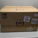 6-Light LED Staircase Modern Glass Globe Pendant Light Large Chandeliers for High Ceilings, Entryway Lighting Fixture Villas and Stairs (Black-Clear)