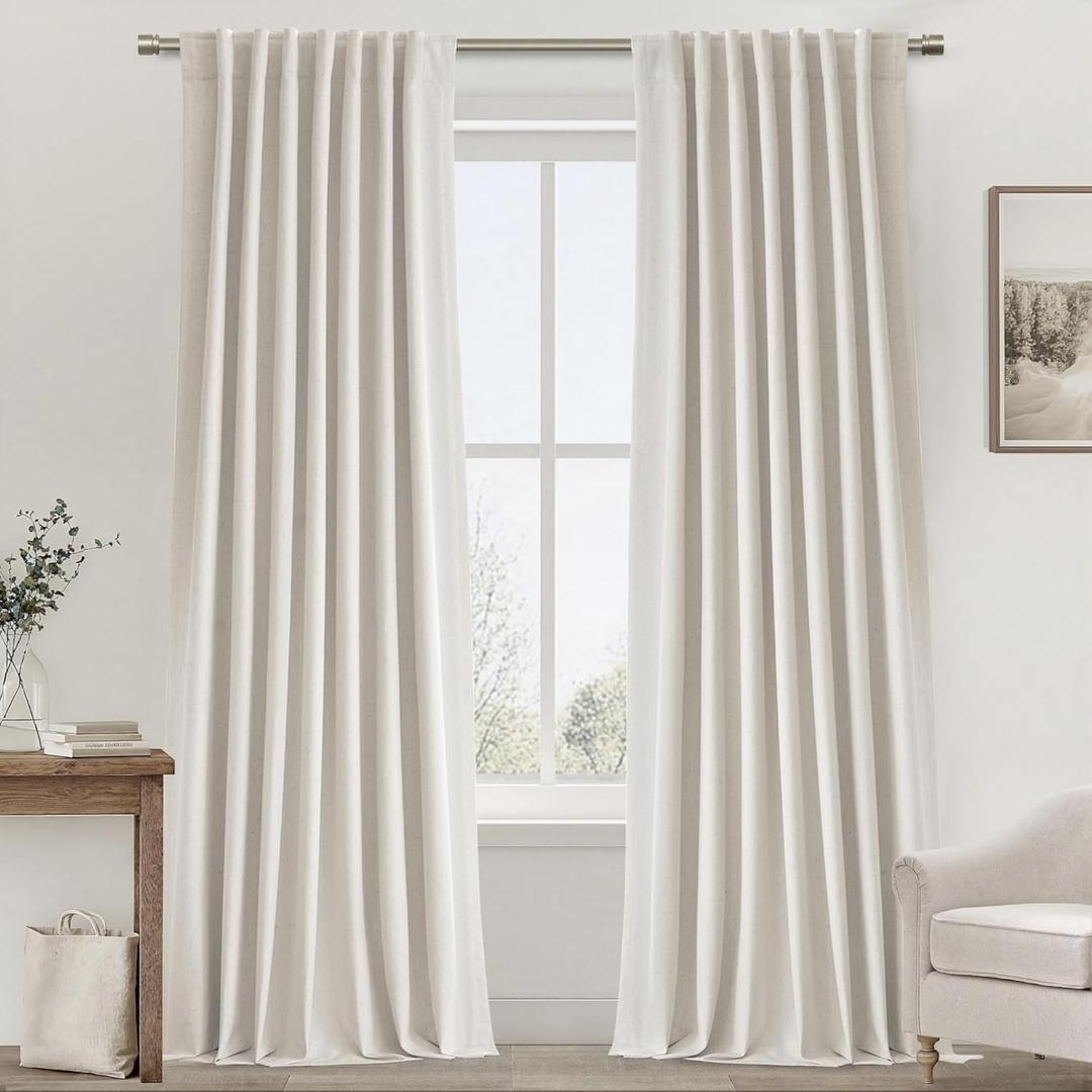 BLACKOUT CURTAIN 50X80 2 Pack Panels, grey