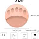 Ball of Foot Cushions Honeycomb Fabric Metatarsal Pads Invisible Socks Pads for Women and Men Reusable Forefoot Pads (5 Pairs-Beige /5 Pairs-Black)