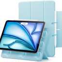ESR for iPad Air 11 Inch Case M4/M3/M2 (2026/2025/2024), iPad Air 5th/4th Gen (2022/2020), Powerful Magnetic Attachment, Slim Trifold Stand Case, Auto Wake/Sleep, Durable Protection, Sky Blue