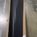 EVERECO 6 Pack Wood Panels for Wall 94.5"  7.87" Acoustic Soundproof Wall Slat Panels, 3D Wall Panels for Home Office Decoration, Matte Black