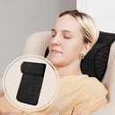 WdFour Headrest Memory Pillow, Support Cushions for Neck, Back or Leg for Sofas, Recliners, Office Chairs, Massage Chairs for Neck Pain Relief and Cervical Support. (Black, 13" Wx5.5 Lx3 D, 1PC)