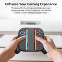 HUDOBBYE Switch 2 Grip for Nintendo Switch 2 Joy con- Comfortable Anti-Slip Joy Con Magnetic Mount Accessory, Controller Grip Without Charging Function, Compatible with Switch 2 Joycon