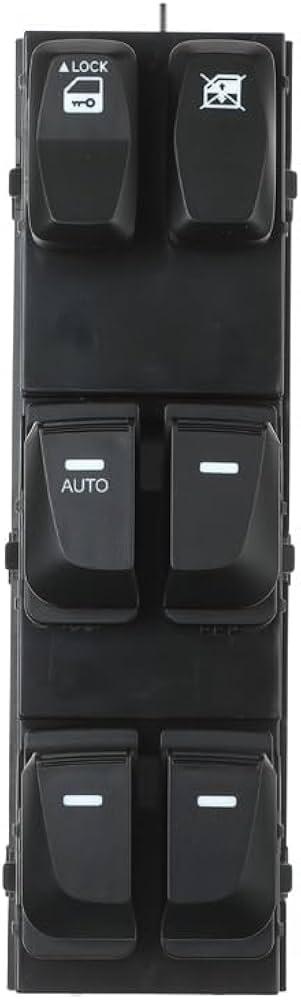 Driver Side Master Power Window Control Switch for 2011 2012 2013 2014 Hyundai Sonata 11 12 13 14 Door Lock Window Controller Switch 93570-3S000 DWS545