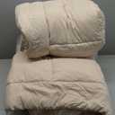 Bedsure Comforter Duvet Insert - Quilted Comforters Twin Size, All Season Duvet, GentleSoft™ Down Alternative Bedding, with 8 Tabs, Gifts for Women/Men, Beige, Twin 88 x 68 Inches