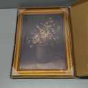 Gold Framed Wall Art Vintage Moody Floral Canvas Art Prints Dark Botanical Paintings Wall Decor Fall Rustic Farmhouse Artwork French Country Cottage Pictures for Living Room Bathroom 12x16in