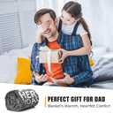 Birthday Gifts for Dad from Daughter & Son - Best Dad Ever Blanket - Christmas Fathers Day Valentines Day Birthday Gifts for Dads Who Have Everything - to My Hero Dad's Blanket 50"x60" Grey