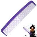 Funny Giant Hair Styling Huge Comb, Halloween Big Comb Prank Supply (Purple)