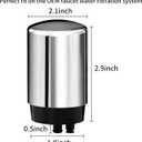 3 Pack Faucets Filters Cartridge(FR-200,FF-100)Replacement for Brita Faucet Filter,Water Filter Compatible with Brita Faucet Filtration Systems- Chrome