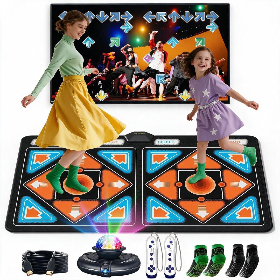 Dance Mat for Kids & Adults: Plug and Play Wireless Musical Dancing Pad