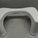 Squatty Potty Simple Curve Bathroom Toilet Stool 7" White