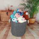 Round Laundry Basket Storage Bins Nursery Hamper Gift Baskets for Home,Office,Home Decor