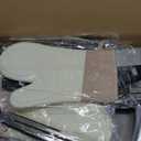 Pizza Peel Aluminum Metal Pizza Spatula Kit | 12x14 Inch Foldable Handle Paddle | 6Pcs Pizza Oven Accessories with Rocker Cutter, Pizza Pan, Pizza Server, Oven Mitts, for Family Oven Baking