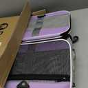 Petskd Top-Expandable Pet Carrier 19x13x9 Inches Southwest Allegiant Airlines Approved, Soft-Sided Carrier for Small Dog Under 12 lbs and Large Cat Under 15 lbs(Purple)