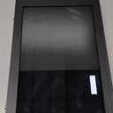 Siveit Earring Organizer Tray Velvet Earring Display Organizer Storage Box Premium 110 Slot 55 Pair Earring Display Organizer with Transparent Glass Cover Suitable for Women and Girls (Black)