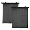Travel Bug 2-Pack Roller Shades for Cars, Trucks, Vans, SUVs, Sun Protection for Baby