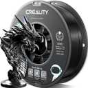 Official Creality PETG 3D Printer Filament 1.75mm 1KG (2.2lbs), High Precision, Strong Toughness, Odorless, Better Flow, Moistureproof 3D Printing CR PETG Filament, Black (Petg-1kg Black)