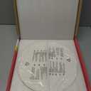 Half-Moon Ceramic Heat Deflector Plates for Kamado Joe Classic I, II, III - 15 Inch Pizza Stone - Kamado Joe Accessories and Replacement Parts by Smoker Chef - 2-Pack