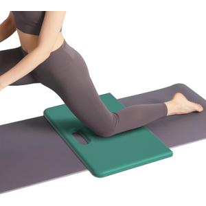 Yoga Knee Pad- Foldable Non-Slip POE Cushion | Foldable, Non-Slip POE Cushion, Folding Support Pad with Handle, Lightweight & Portable, For Yoga, Pilates, Fitness