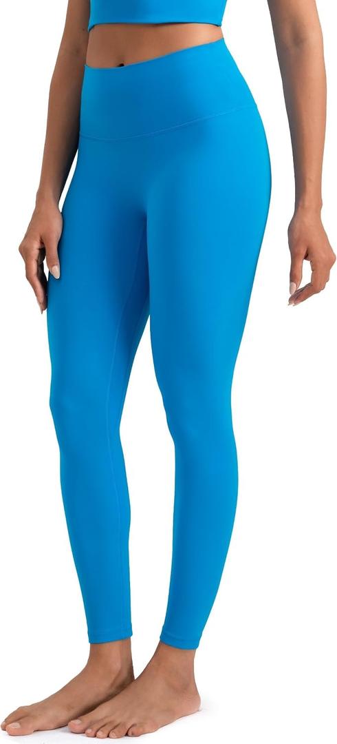 Colorfulkoala Dreamlux No Front Seam Leggings for Women 25"/28" Inseam, High Waisted Buttery Soft Yoga Pants (S)