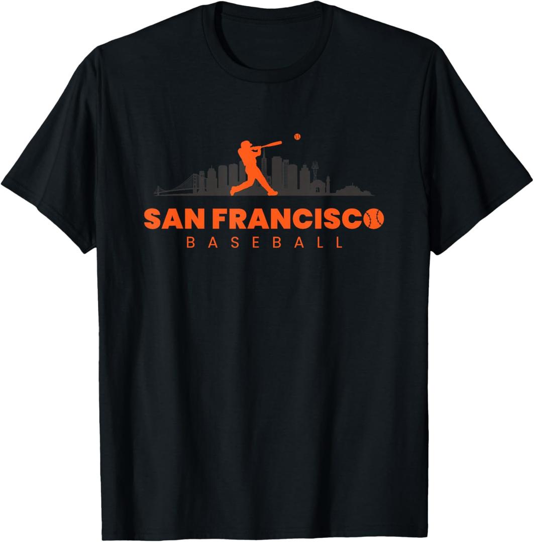 San Francisco Baseball Minimalist Vintage Baseball Lover T-Shirt Small