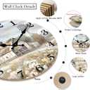 XFM Farmhouse Decorative Wall Clock Silent 20 Inch Rustic Barn