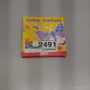 JoyCat 3mm Medium Tip Glitter Markers - 12 Vibrant Colors (Red to Pink) | 3ml High-Capacity Ink | Multi-Surface Paint Pens for Rock, Wood, Fabric, Glass | Gift for Kids DIY Crafts