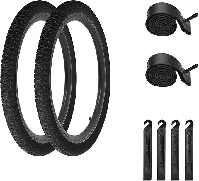 12.5"/14"/16"/18"/20" Kids Bike Tire 2 Pack Folding Replacement Tire and Inner Tubes, Bike Tires Compatible with 12.5/14/16/18/20x1.75/1.95/2.125 Tire Wheel (Beige) 12.5"/14"/16"/18"/20" Kids Bike Tire 2 Pack Folding Replacement Tire and Inner Tubes, Bike Tires Compatible with 12.5/14/16/18/20x1.75/1.95/2.125 Tire Wheel (Beige)