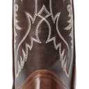 IUV Cowboy Boots For Men Square Toe Western Boot Durable Retro Classic Embroidered Pull On Boot Slip Resistant Country Boots, Size 10
