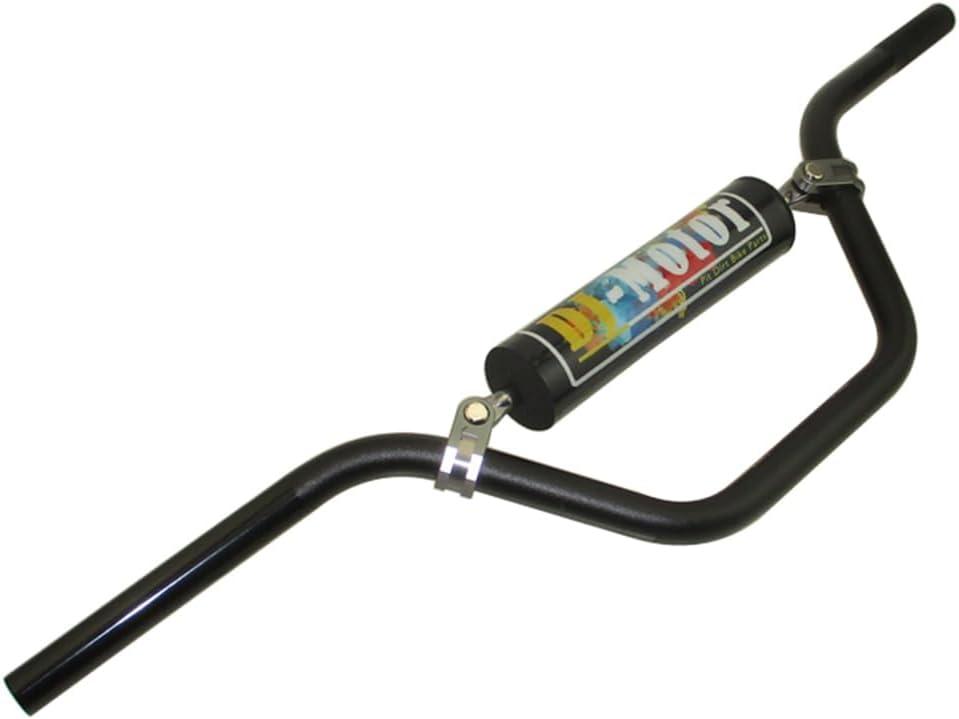 7/8" 22mm Aluminum 6061 Tall Handlebar With Handle Bar Pad For Honda CRF110 EFI 2019-2024 Dirt Pit Bike (Black & Yellow)