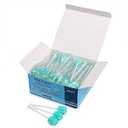 Disposable Mouth Swabs Sponge - Unflavored,Sterile Oral Swabs Dental Swabsticks for Mouth Cleaning (50PCS (50sky blue)