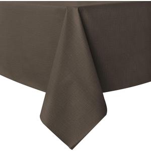 sancua 100% Waterproof Rectangle PVC Tablecloth - 60 x 84 Inch - Oil Proof Spill Proof Vinyl Table Cloth, Wipe Clean Table Cover for Dining Tables, Buffet Parties and Camping, Coffee