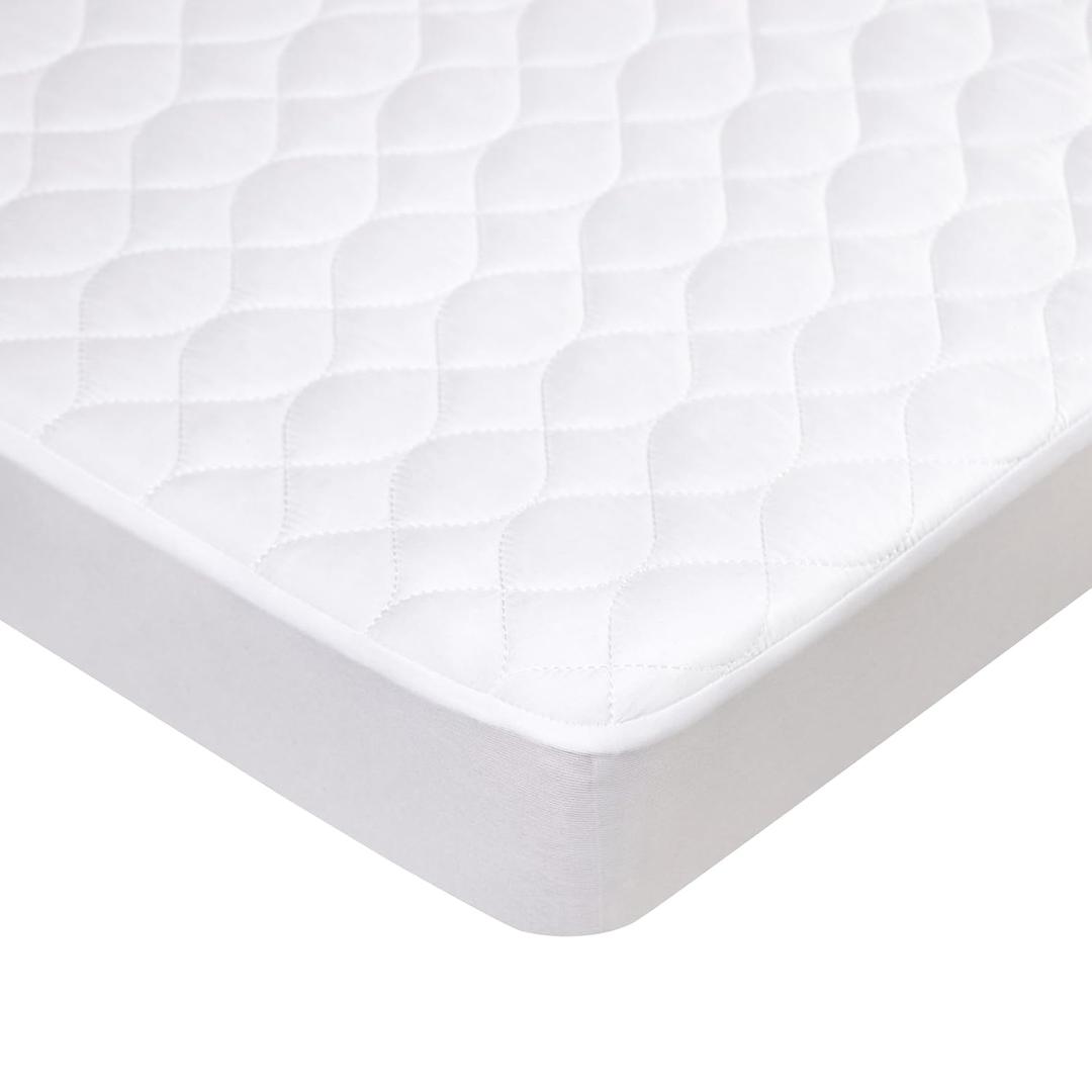 American Baby Company Waterproof Fitted Pack and Play Mattress Protector 39" x 27" - Quilted, Noiseless, Ultra-Soft & Breathable Playpen and Pack n Play Mattress Cover