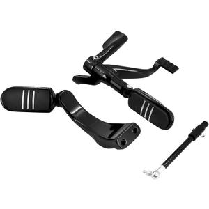 Forward Mid Controls FootPeg Kit Lever Linkage Set Fit for Harley Sportster Iron 883 XL883N 48 XL1200X Iron 1200 XL1200NS 72 XL1200V Super Low XL883L Roadster XL883R 2014-2022 Black