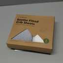 KeaBabies 2-Pack Organic Crib Sheets for Boys, Girls - 52x28 Fitted Crib Mattress Sheet Neutral, Breathable Jersey Cotton Cover for Baby Bed, Toddler Mattress, Soft & Cute Prints (Cloud)